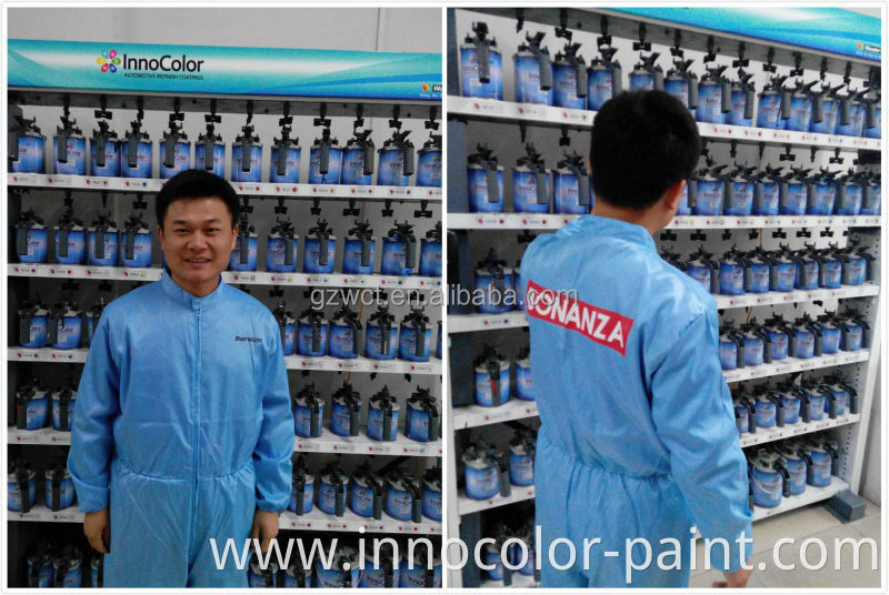 Good gloss and High Quality Automobile 2k top color paint metallic car paint